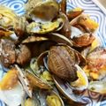 kurukurumin's cooksnap of when they made 電子レンジで簡単☆あさりと水菜の酒蒸し♪.