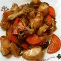 RAZI's cooksnap of when they made ボリューム満点‼︎鶏むね肉とまいたけ炒め.
