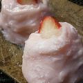 haturi's cooksnap of when they made 白餡で上品な甘さのいちご大福.