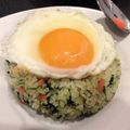 ミソドン's cooksnap of when they made ほうれん草のチャーハン　カフェ風.