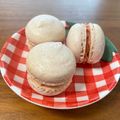 パンダパン405's cooksnap of when they made ✣私流ストロベリーマカロン✣.