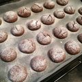 もり公's cooksnap of when they made ☆ホワイトスノーココア☆さっくりクッキー.
