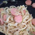 KAN0307's cooksnap of when they made レモン香る♡クリームチーズ焼きうどん.