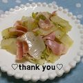 陽翔mam 's cooksnap of when they made 白菜とベーコンのシンプルなさっぱり炒め.