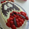 ひろねぇちゃん's cooksnap of when they made キョウリュウジャーのケーキ☆.