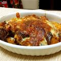 くまぷ～★'s cooksnap of when they made なすとチーズの秋のミートソースグラタン.