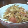 umemodoki's cooksnap of when they made ピリ辛☆ベーコン＆ごぼうのきんぴら.