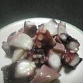 あさしし's cooksnap of when they made 簡単★激ウマ!!!たこニンニク.