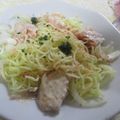 miyuki12's cooksnap of when they made ハーブ香る〜親子焼きそば＊.