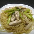あさしし's cooksnap of when they made ささみとアスパラガスのぺペロンチーノ.