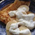 ４番目's cooksnap of when they made クレープにダノンヨーグルトがけ♪.