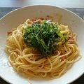 れんりんらん's cooksnap of when they made 梅しそしょう油♪ヘルシーペペロンチーノ.