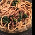 yukobon's cooksnap of when they made ★しぐれ煮を使ったこっくりパスタ.