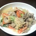 うめりんかよぷー's cooksnap of when they made 白菜と豚肉で簡単!塩麹クリーム煮.