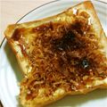 あさここなっつ's cooksnap of when they made 超簡単時短お好み焼き風トースト.