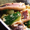 shinyui's cooksnap of when they made いかときゅうりのコチュマヨ和え.