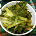 みーか's cooksnap of when they made 水菜と油揚げのおひたし.