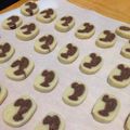 こうしろうmam's cooksnap of when they made ミッキー★ソフトクッキー★金太郎飴風.