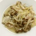 ナミズキッチン's cooksnap of when they made タラとキャベツの蒸し煮プラスおじや～♬♫.