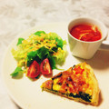 ｎａｏ♡'s cooksnap of when they made かぼちゃとほうれん草のキッシュ.