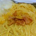 かんたす's cooksnap of when they made 混ぜるだけ！卵黄で＊和風カルボナーラ＊.