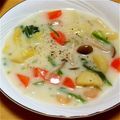 さきか0605's cooksnap of when they made シーフードとしめじのクリームシチュー.