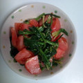 あやおーくいしんぼー's cooksnap of when they made ほうれん草とトマトの中華風サラダ　どすぇ.