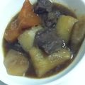 Mestrevigo's cooksnap of when they made ホクホク新じゃがと牛すじの煮込み.