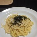 mina✬'s cooksnap of when they made ＊クリーミー明太子パスタ＊.