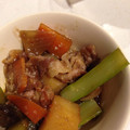 znooti's cooksnap of when they made 豚肉とナスとじゃがいもの揚げ煮.
