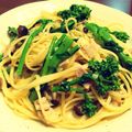 ゆーめろでぃ's cooksnap of when they made 菜の花とベーコンのクリームパスタ.