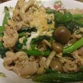 nana_hyr's cooksnap of when they made 栄養満点！豚肉とほうれん草の玉子とじ.