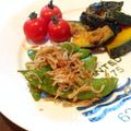 みうﾁｬﾝ's cooksnap of when they made スナップエンドウ・桜海老×ちりめんじゃこ.