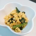 あやぽんのすけ's cooksnap of when they made 小松菜と炒り卵の和え物.