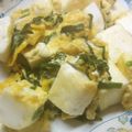 tamamiya55's cooksnap of when they made ニラ卵葱炒めーはんぺん入りー.