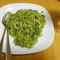ずっか's cooksnap of when they made ほうれん草のジェノベーゼパスタ.