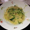 hiranatsu♪'s cooksnap of when they made 水菜とじゃこのペペロンチーノ.