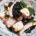 毎日不器用's cooksnap of when they made 簡単おつまみ！タコとオクラのピリ辛和え♪.