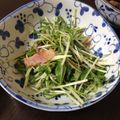 ポメちょん's cooksnap of when they made 超簡単♪水菜のガーリック味に炒めたん♪.