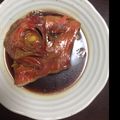 shoil's cooksnap of when they made 私流♪金目鯛の煮付け♡.