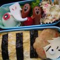 さえキッチン's cooksnap of when they made キャラ弁。鬼太郎with父さん.