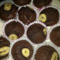 ひもじり's cooksnap of when they made チョコバナナマフィン.