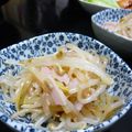 ゆいランラン's cooksnap of when they made もやしとハムのからし和え.