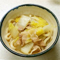 AKICHAKI's cooksnap of when they made きのこと豚肉の具だくさんうどん.