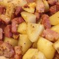 yurietti's cooksnap of when they made ポテトとウインナーの粒マスタードあえ.