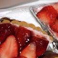 はぴえすと。's cooksnap of when they made いちごのムースタルト.