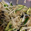 ようようたん's cooksnap of when they made 節約つまみ♪胡瓜＆モヤシ＆海苔♪ナムル.