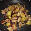 新米いもっ子's cooksnap of when they made 鶏肉とさつまいものこっくり煮☆.