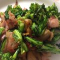 ピピピーチ's cooksnap of when they made 菜の花とレンコンのニンニク炒め.