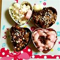 しずつぼ's cooksnap of when they made 友チョコに♪カラフルおいしいパフチョコ.